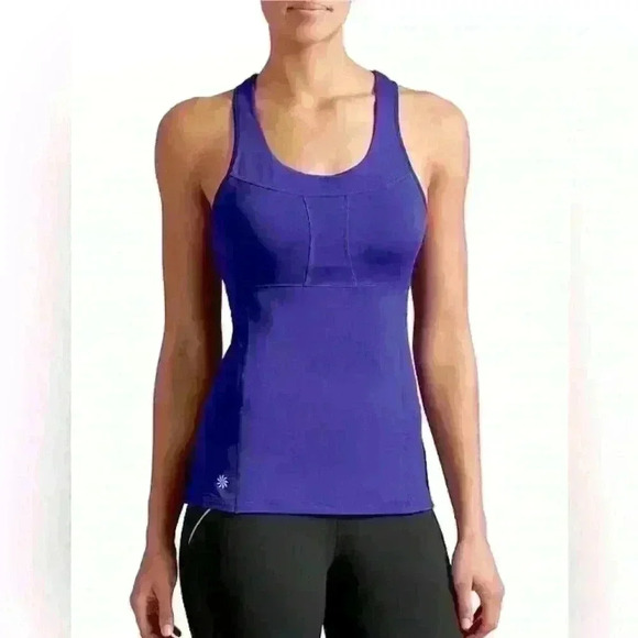 Athleta PR Racerback Tank II Sapphire Blue. Size Small. - Picture 1 of 7